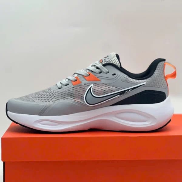 نایک ایر زوم وین فلو طوسی نارنجی Nike Air Zoom Winflo V2 — تصویر ۳