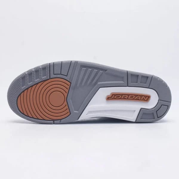نایک جردن 3 رترو وزردز Jordan 3 Retro Wizards سفید آبی — تصویر ۳