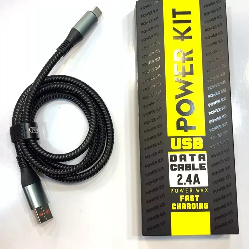 کابل شارژ USB به تایپسی POWER KIT مدل کنفی — تصویر ۲