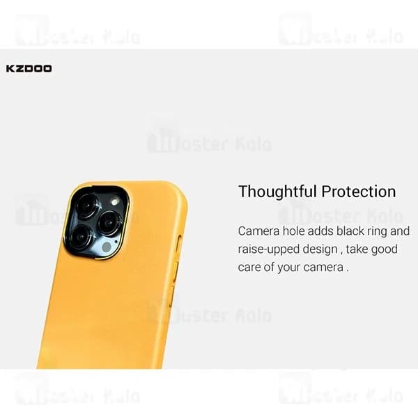 قاب چرمی کی زد دو آیفون Apple iPhone 14 Plus KZDOO Noble Collection Case — تصویر ۷