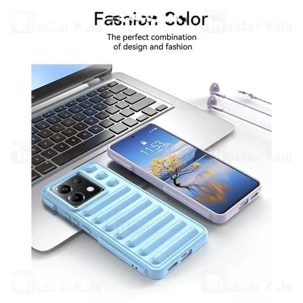 قاب پافر ضد ضربه شیائومی Xiaomi Poco X6 5G TPU Capsule Shockproof — تصویر ۳