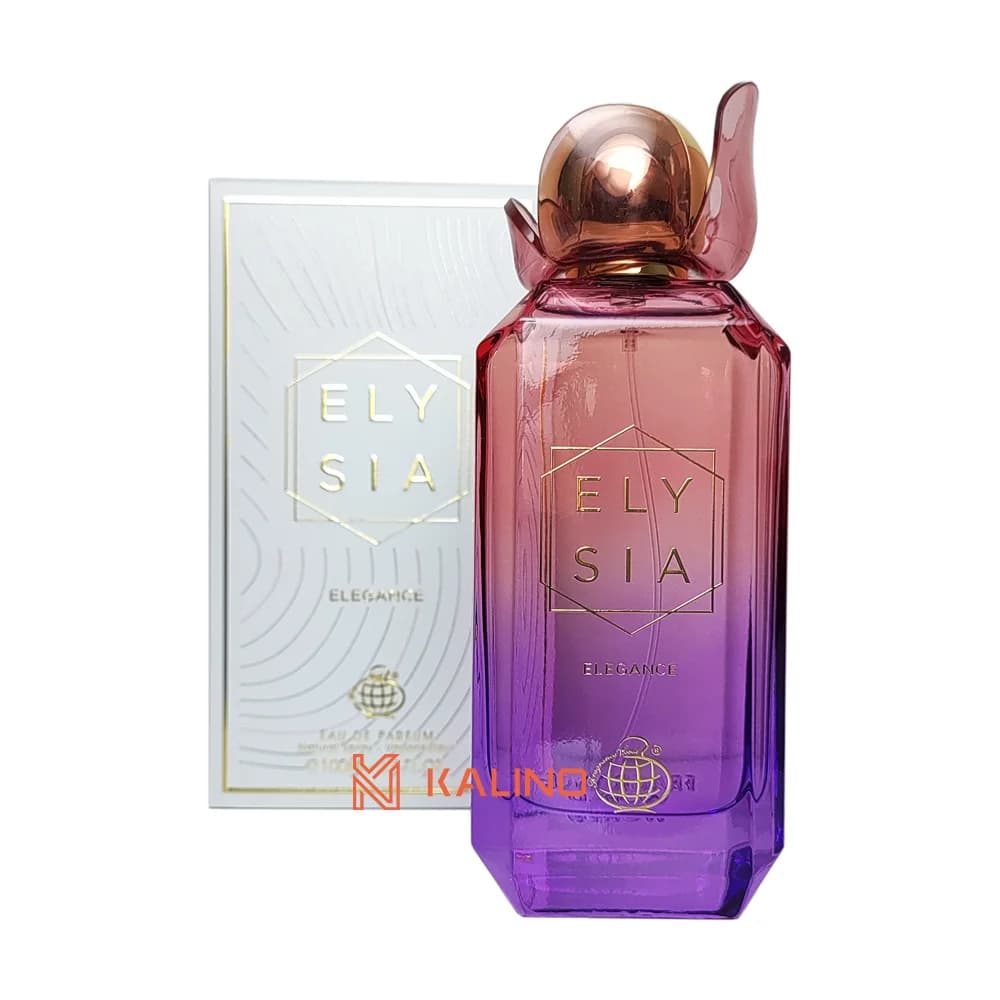 ادکلن زنانه الیسیا الگانس (کایالی فلور ماجستی رز رویال) فرگرانس ورد حجم 100 میل | Fragrance World Elysia Majesty Rose Royale — تصویر ۲