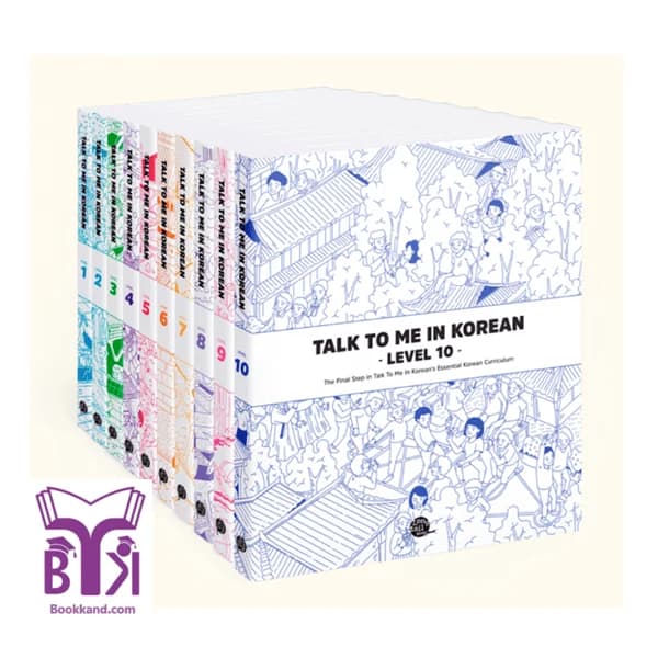 مجموعه 10 جلدی کتاب Talk To Me In Korean