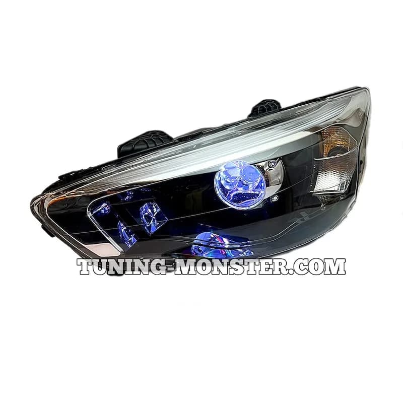 چراغ لنزدار شاهین لنز BI-LED 747 دویل RGB — تصویر ۳
