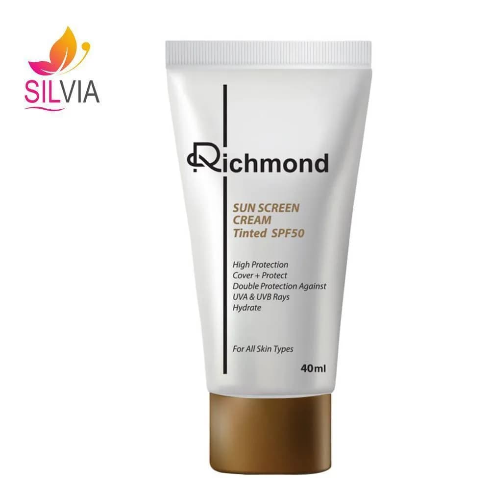 کرم ضد آفتاب رنگی SPF50 ریچموند 40 میل