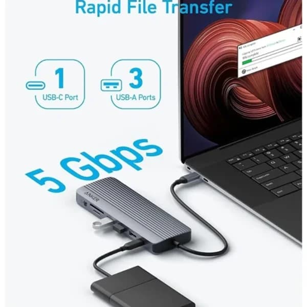 هاب 14 پورت انکر Anker A8389 — تصویر ۸