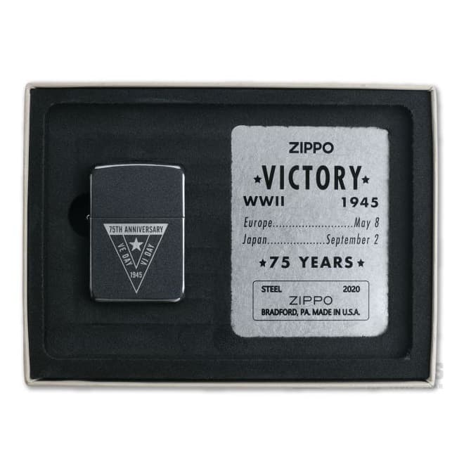 فندک زیپو اصل کد 49264 – Original Zippo VE/VJ Design 75th Anniversary — تصویر ۶
