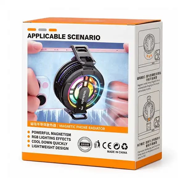 فن خنککننده موبایل مدل XS-07 برند ویشایو(WeiXiYue) — تصویر ۳