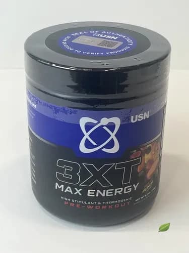 پودر پیشتمرین و پمپ ۳XT مکس انرژی یو اس ان طعم فروت پانچ – USN 3XT Max Energy Pre-Workout Fruit Punch