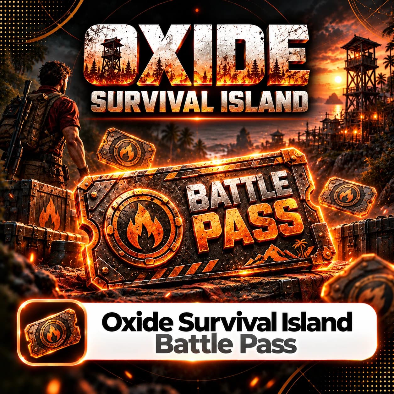 بتل پس بازی اکسید (Oxide Survival Island Battle Pass)