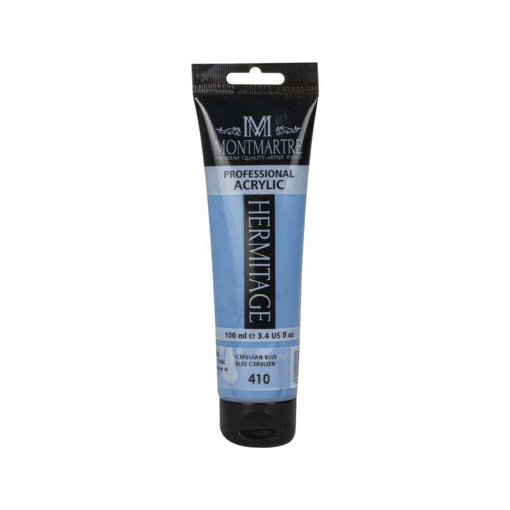رنگ اکریلیک تیوپی مونمارت 100 میل کد 410 cerulean blue
