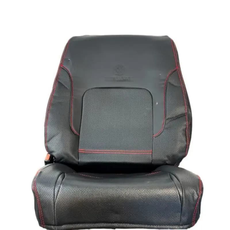 روکش صندلي برليانس 320-330 آيهان 10018 چرم مشکی دوخت قرمز
