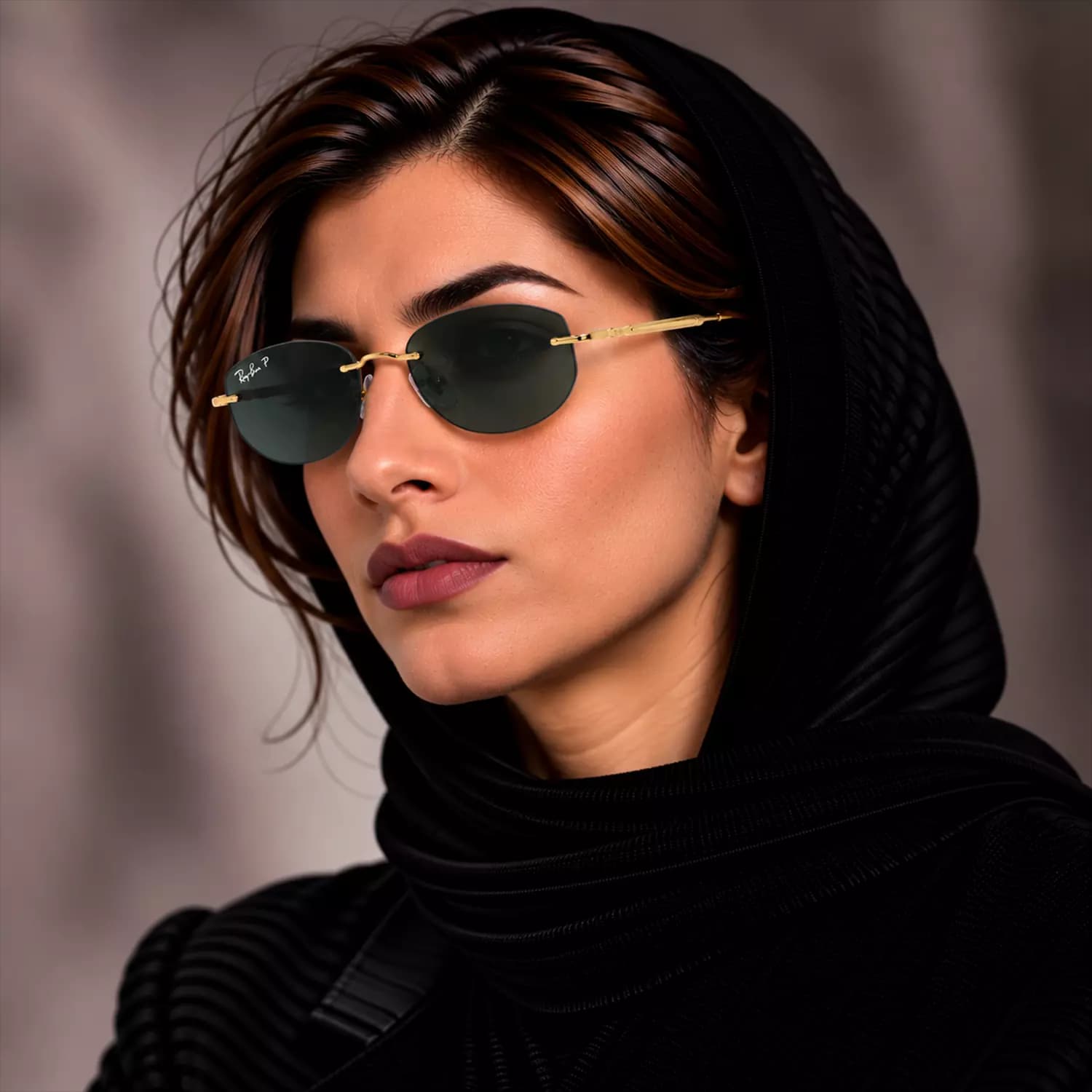 عینک آفتابی ری بن فلزی بدون فریم اورجینال کد RB3792P — تصویر ۲