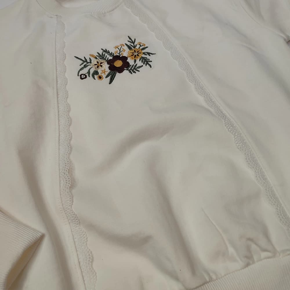 بلوز تک فینگردار دخترانه مدل Flower — تصویر ۸