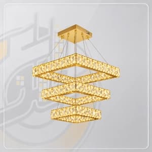 لوستر SMD کریستال کد PT-801/3 — تصویر ۲