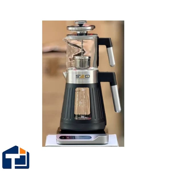 چای ساز سئو مدل TM025 ظرفیت ۱.۷ لیتر مشکی — تصویر ۴