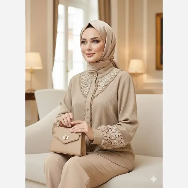 شومیز زنانه مدل ملورین توکی کراش سایز 38 تا 58 — تصویر ۴