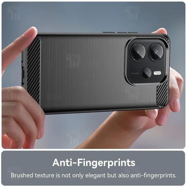 قاب فیبر کربنی شیائومی Xiaomi Redmi Note 14 4G Rugged Armor Fiber Carbon — تصویر ۶