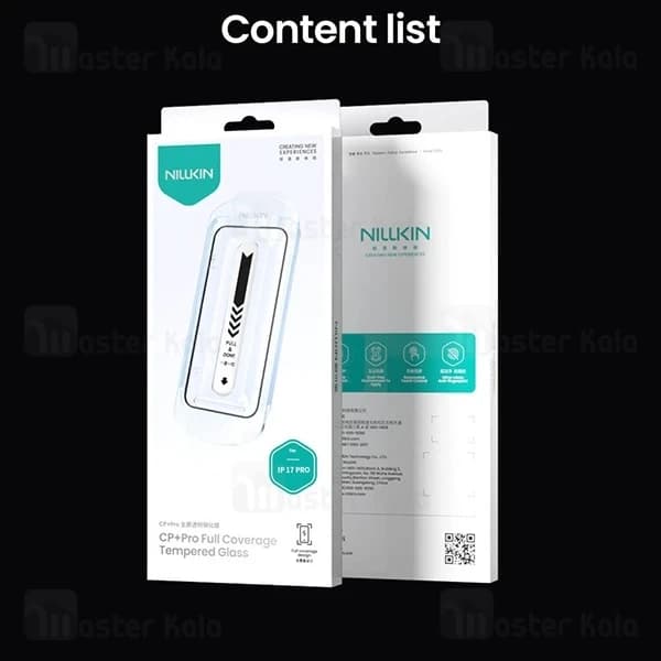 گلس تمام صفحه تمام چسب آیفون Apple iPhone 17 Pro Nillkin CP+ Pro — تصویر ۸