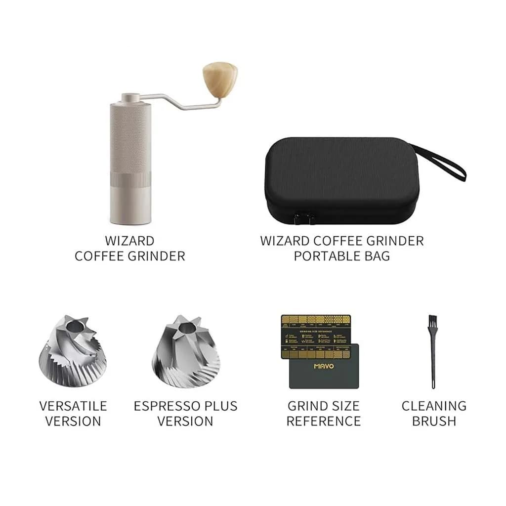 آسیاب دستی MAVO مدل Wizard Double Cores Set — تصویر ۴