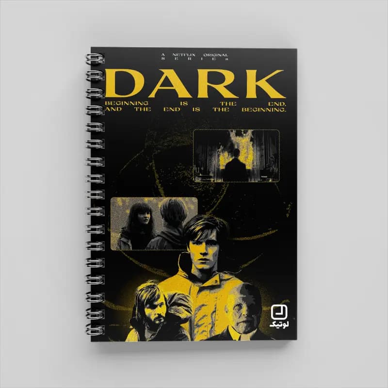 دفتر 80 برگ سینمایی طرح سریال دارک Dark – کد DC222
