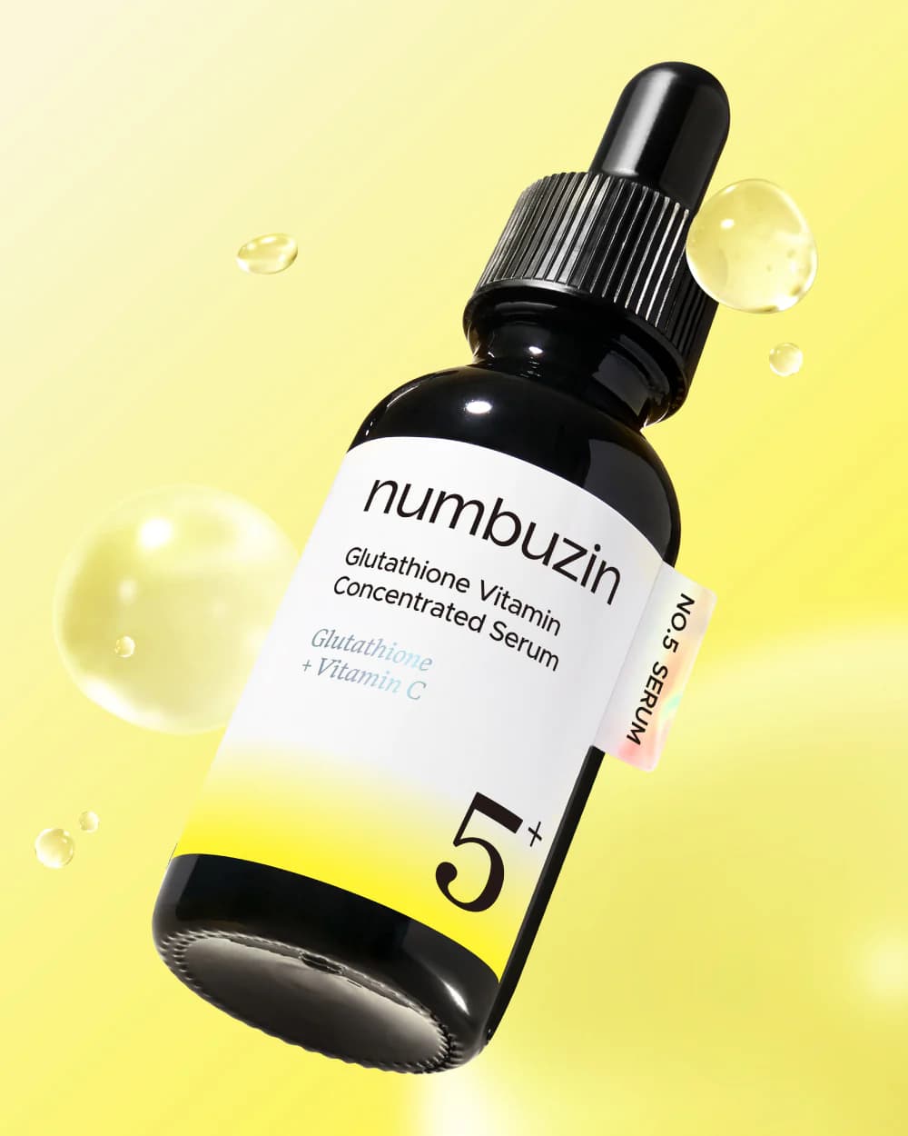 سرم ضد لک گلوتاتیون و ویتامین C نامبوزین شماره ۵ پلاس حجم ۳۰ میل | Numbuzin No.5+ Glutathione Vitamin Concentrated Serum — تصویر ۲