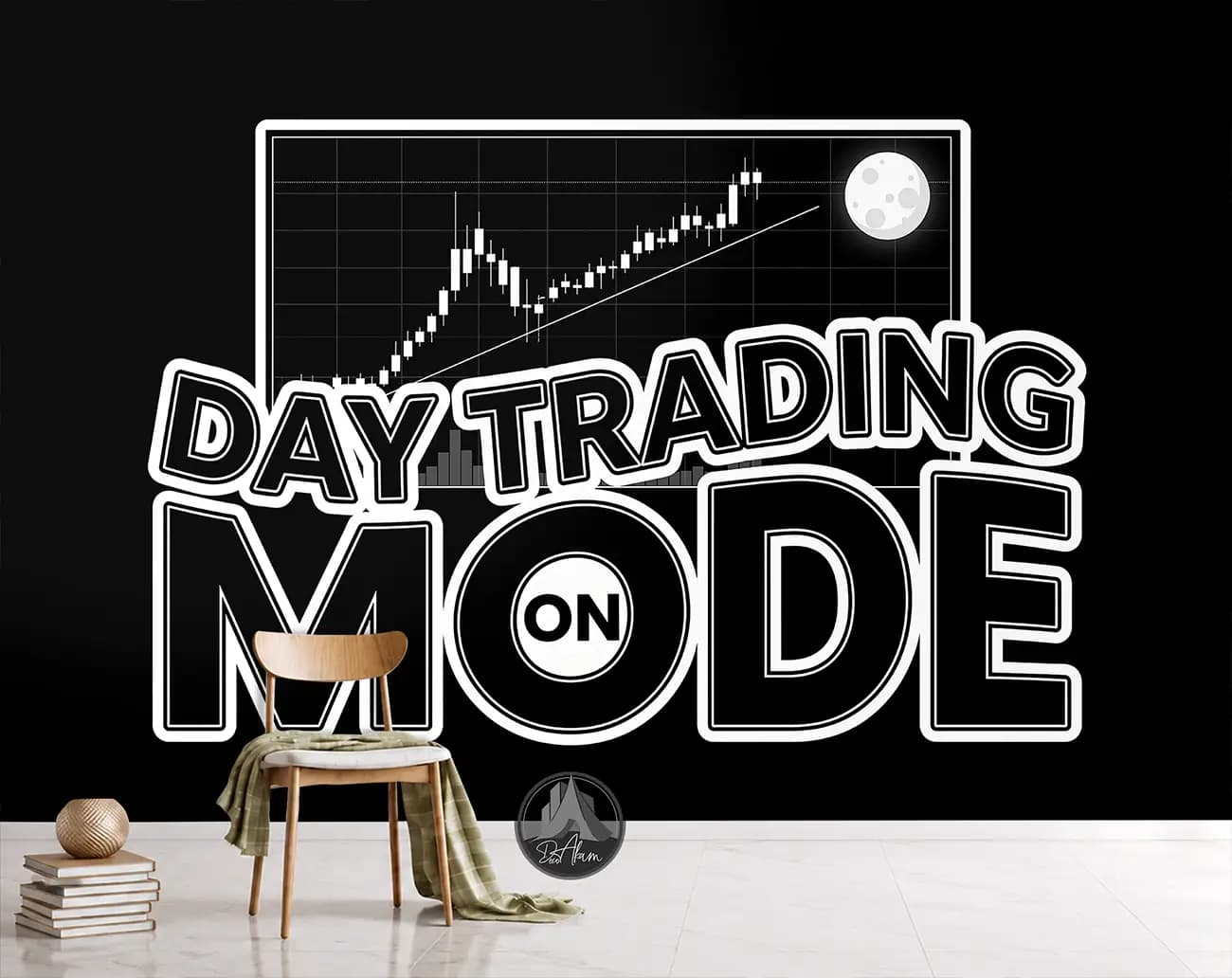 پوستر دیواری ترید Day Trading Mode کد DA-(1403) | دکور معاملهگری