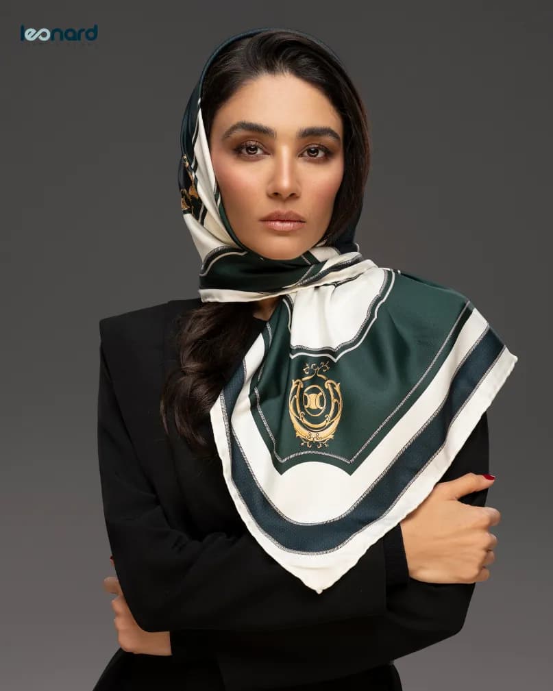 روسری ابریشم تویل 90 | کد 2469