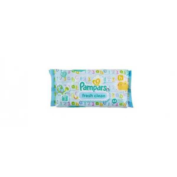 دستمال مرطوب نوزاد بسته 64 عددی برند پمپرس PAMPERS — تصویر ۲