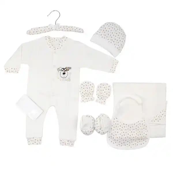 ست بیمارستانی 7 تکه نوزاد طرح سگ برند مادرکر MOTHERCARE