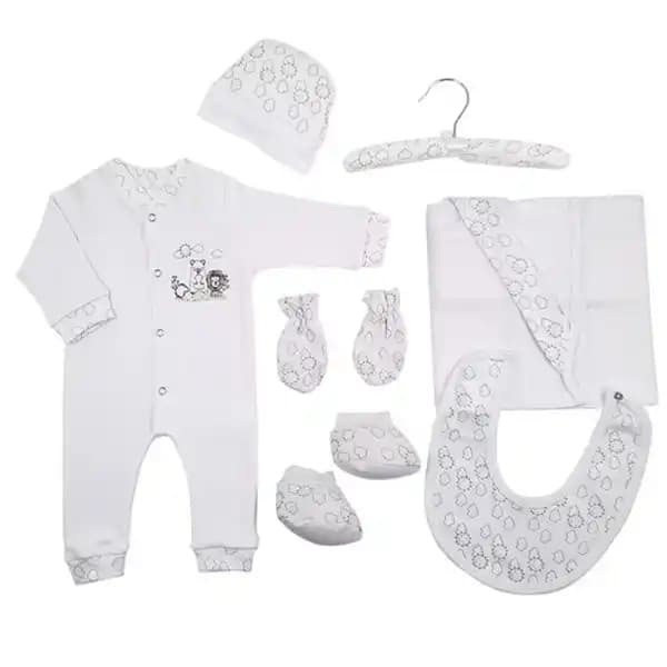 ست بیمارستانی 7 تکه نوزاد طرح خرس و شیر برند مادرکر MOTHERCARE
