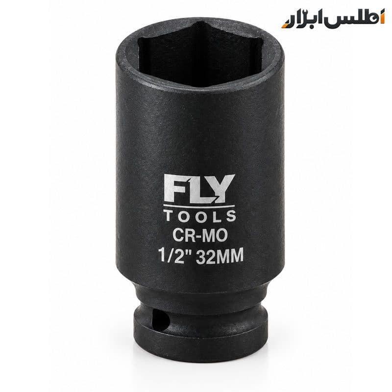 بکس 32 میلیمتر بلند ششپر 1/2 اینچ فلایتولز مدل 5523032