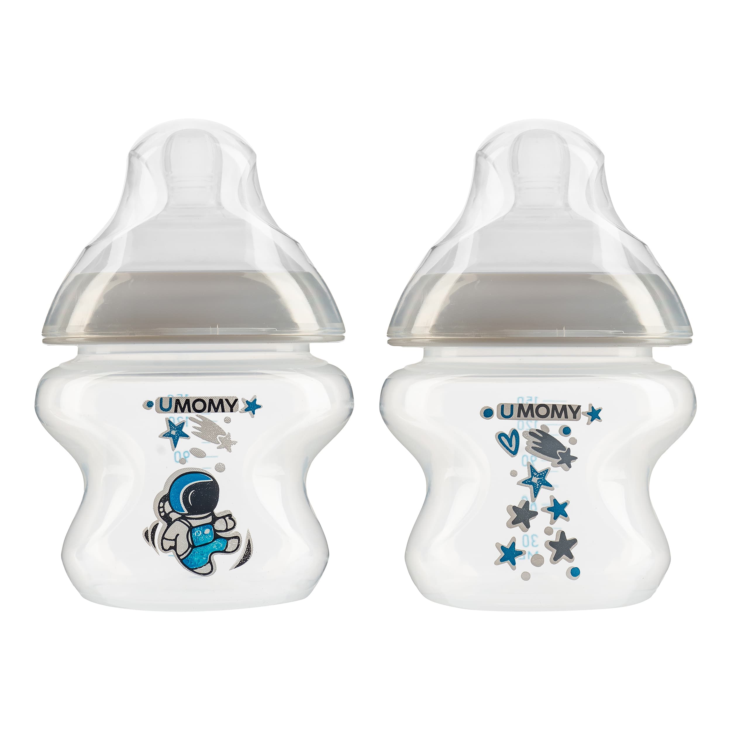 شیشه شیر نوزاد یومامی مدل Anti Colic گنجایش 150 میل بسته 2 عددی