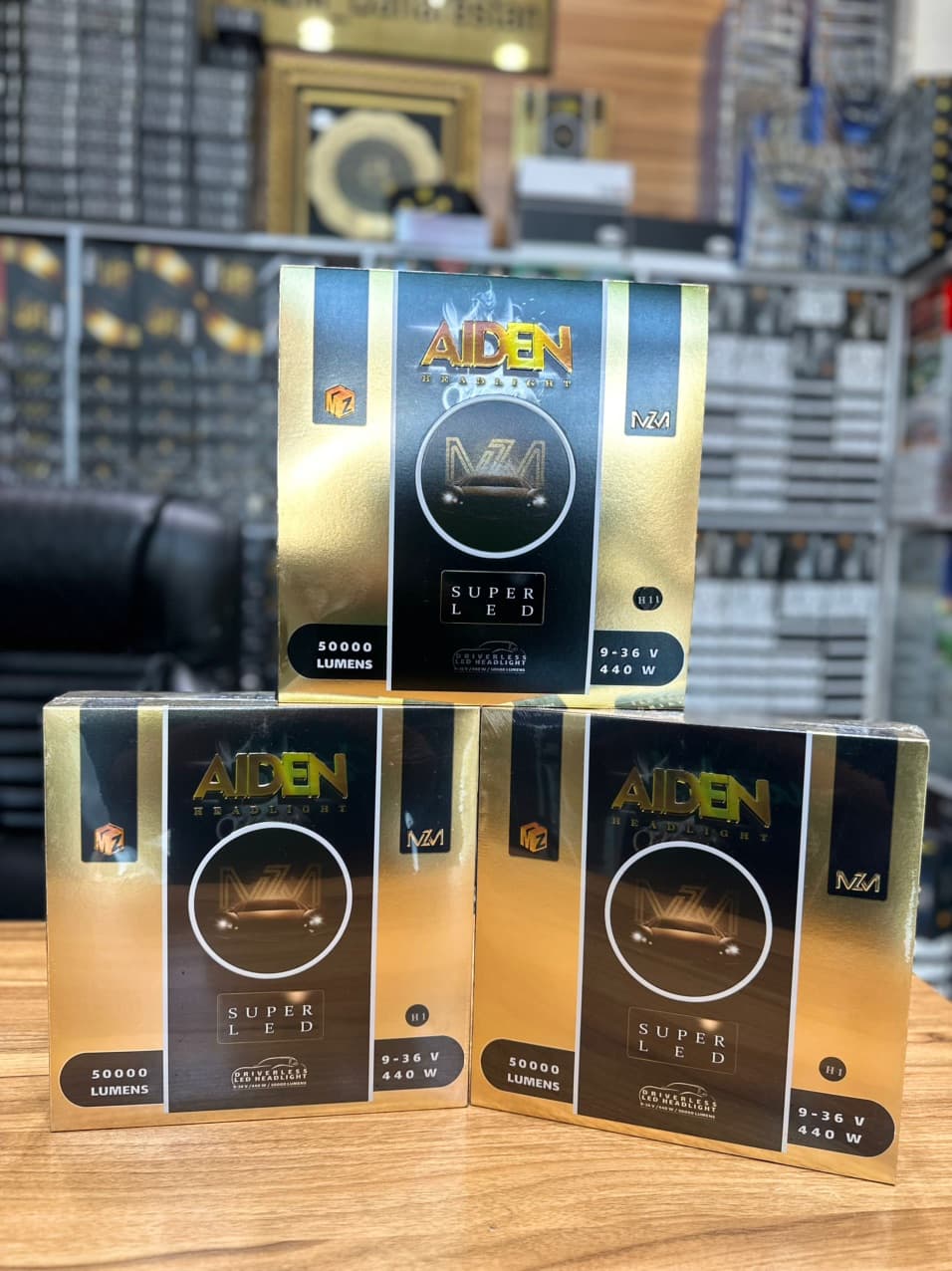 هدلایت مدل AIDEN برند MZM پایه H7