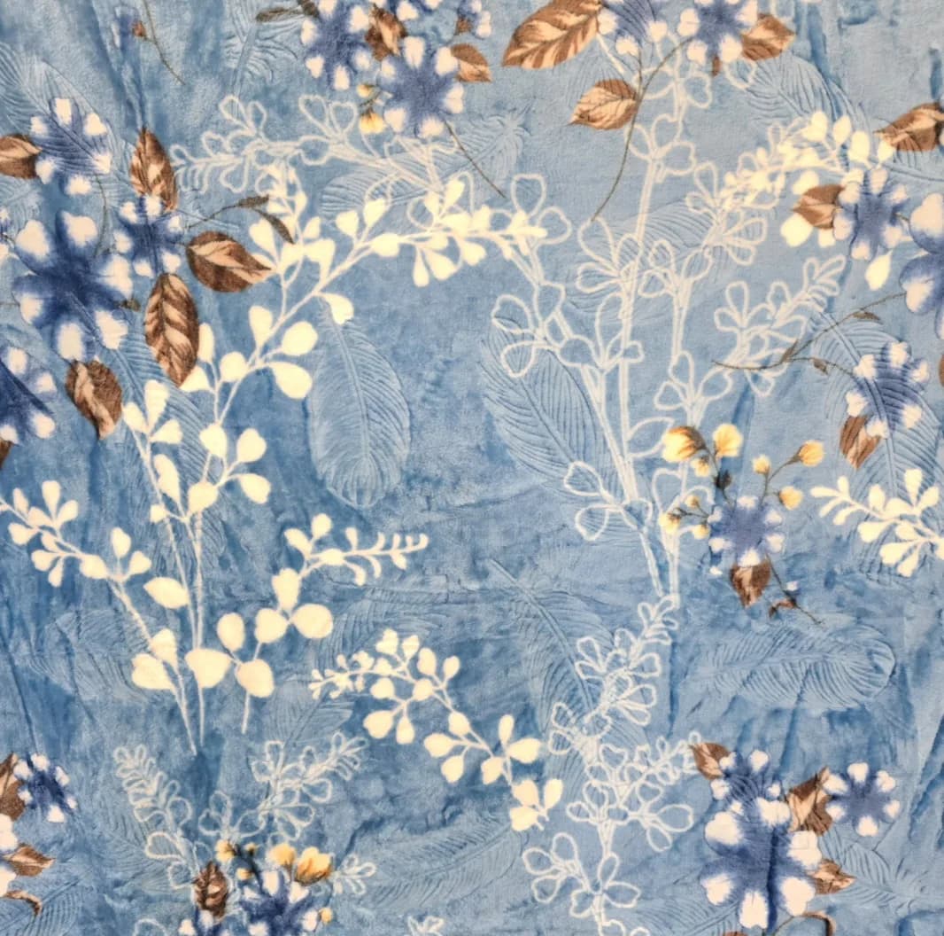 پتو مسافرتی 1 نفره طرح لیزری مدل گل و ساقه سایز 160×220 سانتیمتر — تصویر ۶