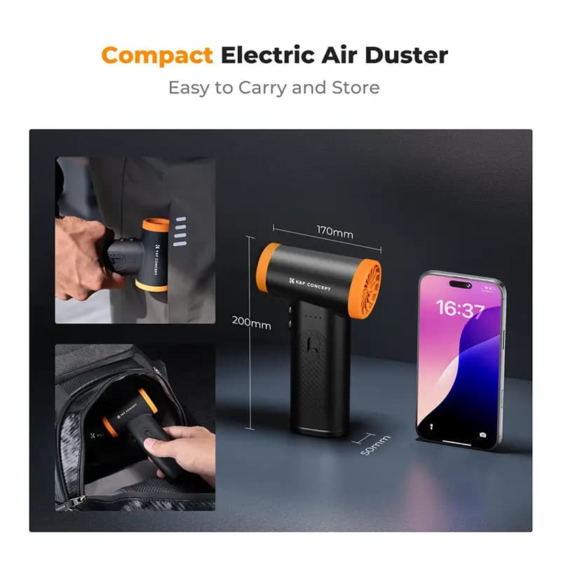 ایر داستر برقی کی اند اف کانسپت مدل 12 در 1 سرعت 120000RPM — تصویر ۵