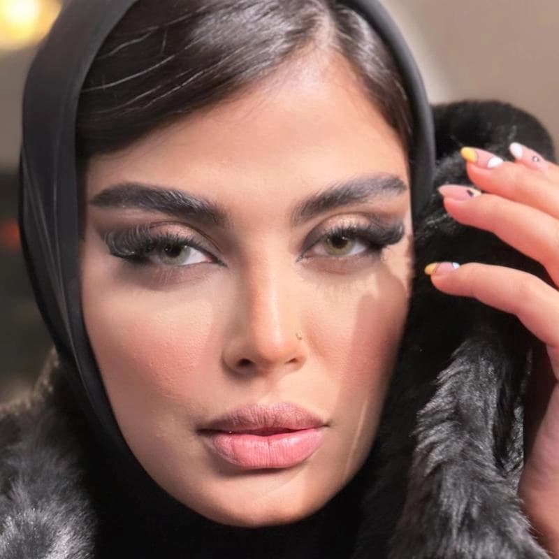 لنز دهب ماربل طوسی عسلی سبز