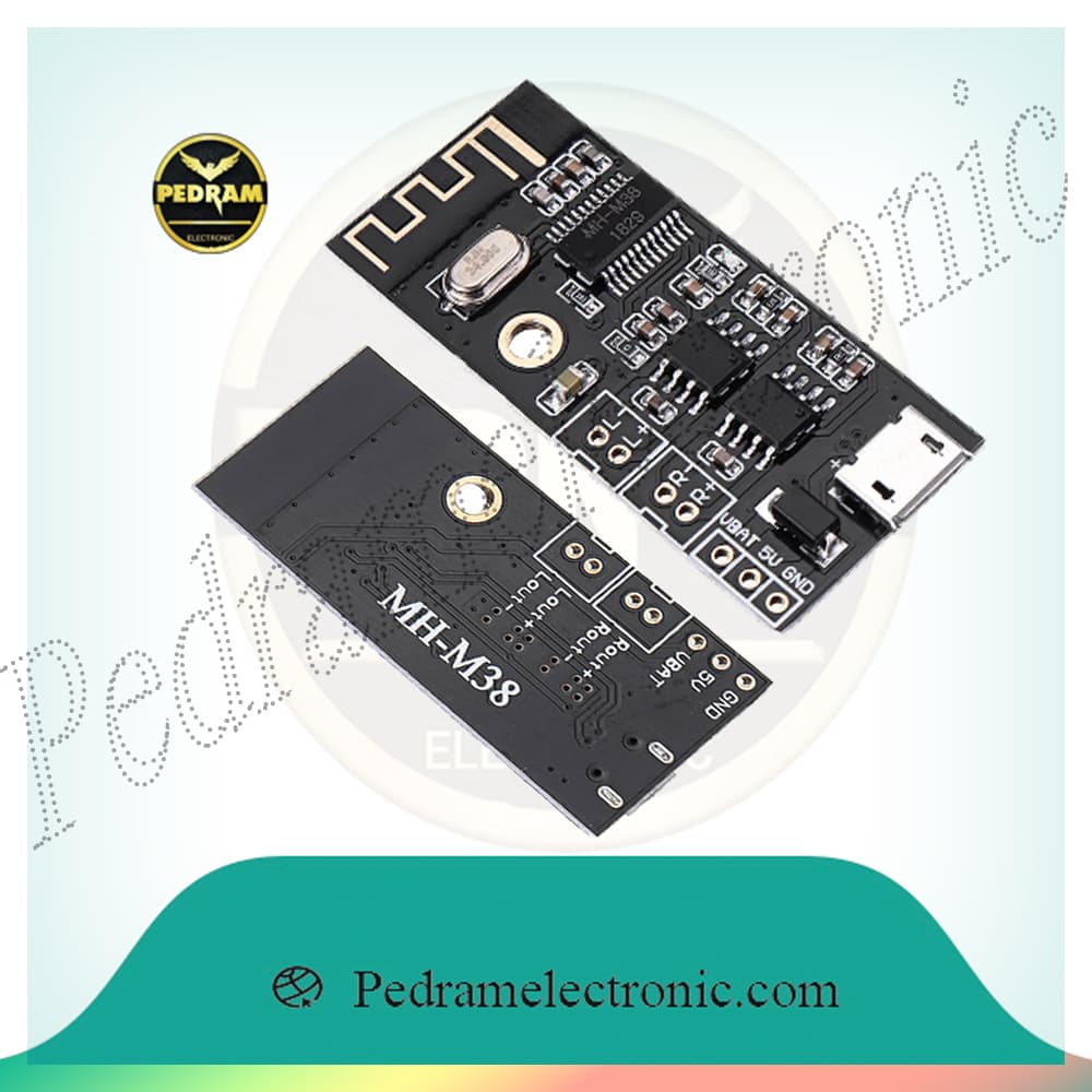 ماژول گیرنده بلوتوث صوتی MH-M38 با 2 خروجی آمپلی دار