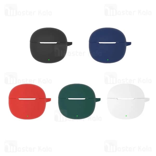کاور محافظ سیلیکونی هندزفری کیو سی وای Xiaomi QCY T20 دارای قلاب آویز — تصویر ۲