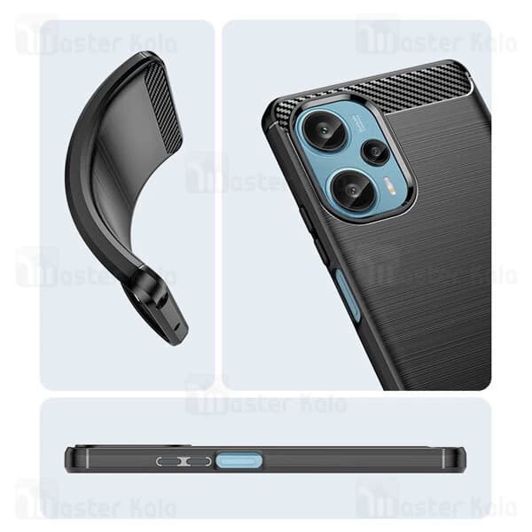قاب فیبر کربنی شیائومی Xiaomi Poco F5 / Redmi Note 12 Turbo Rugged Armor Fiber Carbon — تصویر ۳