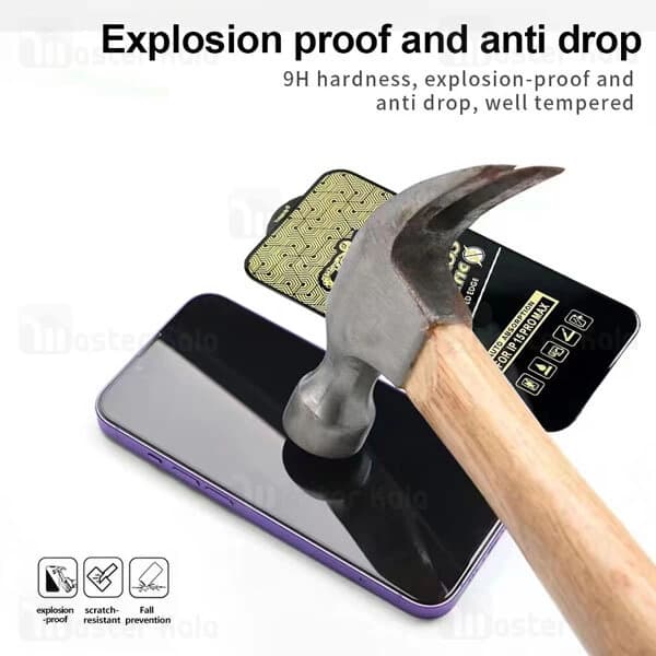 گلس تمام صفحه تمام چسب شیائومی Xiaomi Poco C65 Top Glass Anti Static Glass — تصویر ۳