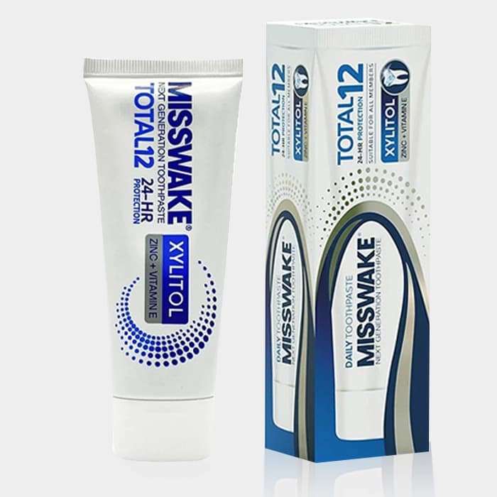 خمیر دندان توتال ۱۲ حاوی زایلیتول میسویک Misswake Total 12 Toothpaste 75ml — تصویر ۲