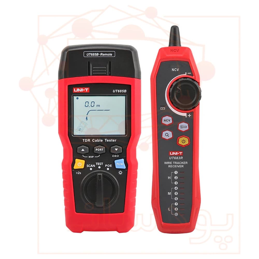تستر کابل و عیب یاب شبکه TDR یونی تی مدل UNI-T UT685B KIT