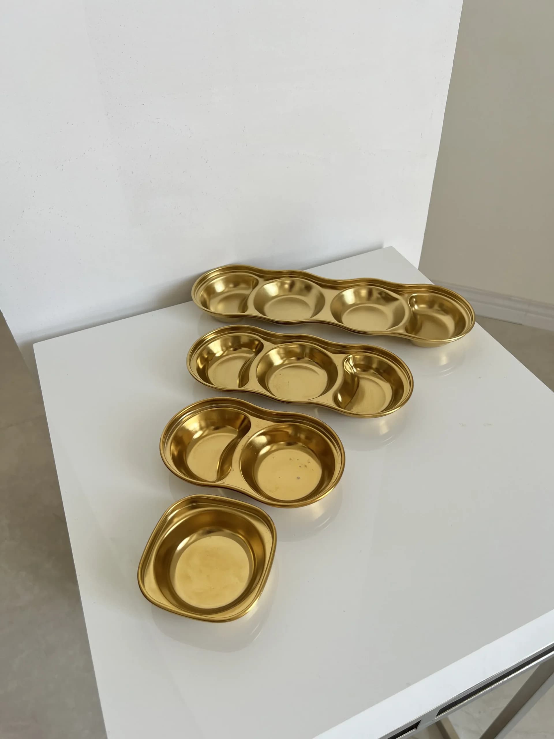 مزه خوری استیل طلایی