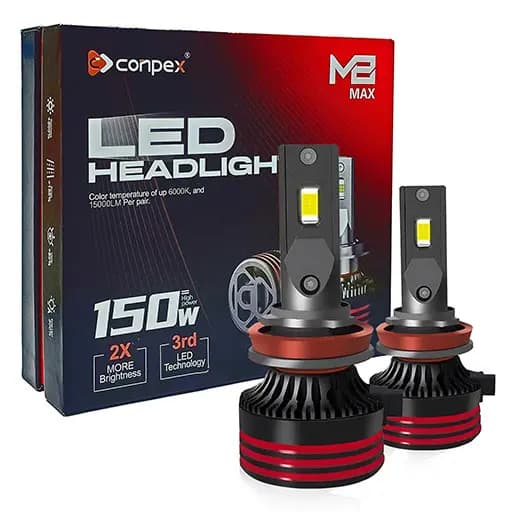 هدلایت کانپکس مدل M8MAX پایه H4 ( دو عددی با گارانتی)