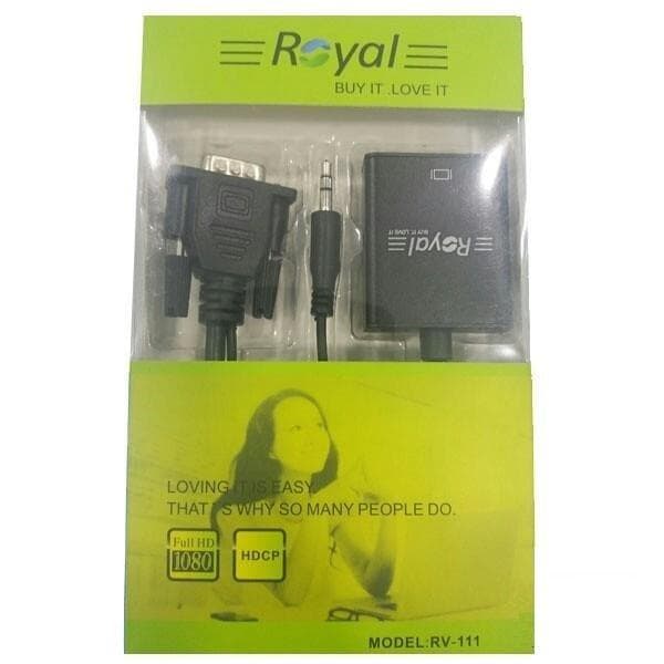تبدیل VGA به HDMI رویال مدل RV-111 — تصویر ۶