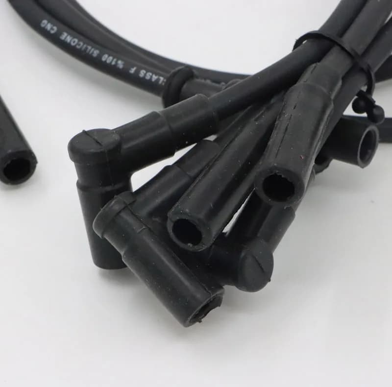 وایر شمع پاسیکو مدل سیلیکون 8 میل سربرنجی کد P2951 مناسب برای پژو 405 بسته 5 عددی — تصویر ۲