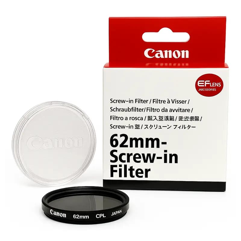 فیلتر لنز پلاریزه سایز 62 میلیمتری Canon — تصویر ۴