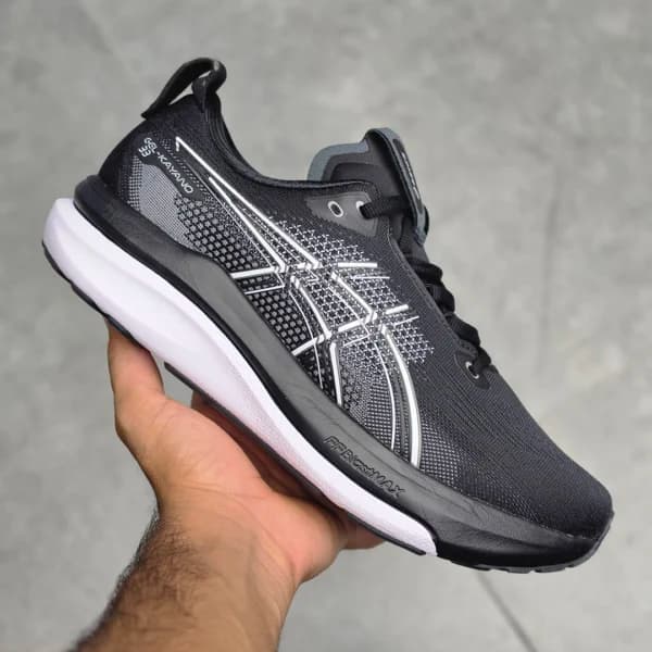 اسیکس ژل کایانو مشکی سفید ASICS GEL-KAYANO 33 — تصویر ۲