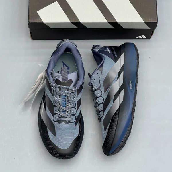 آدیداس آدیزیرو ایوو اسال ایتیآر مشکی خاکستری آبی adidas Adizero Evo SL ATR — تصویر ۲